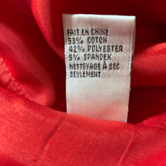 Nygard Collection cropped blazer 12 red - Picture 6 of 6